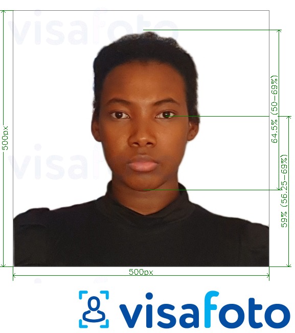 Tam ölçülü dəqiqləşdirmə ilə Rwanda Şərq Afrika Turist Visa online üçün şəkil nümunəsi